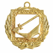 Grand Senior Warden Knights Templar Officer Collar Jewel – Gold Plated