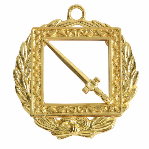 Riaz Impex Masonic Jewels Grand Sentinel Knights Templar Officer Collar Jewel – Gold Plated