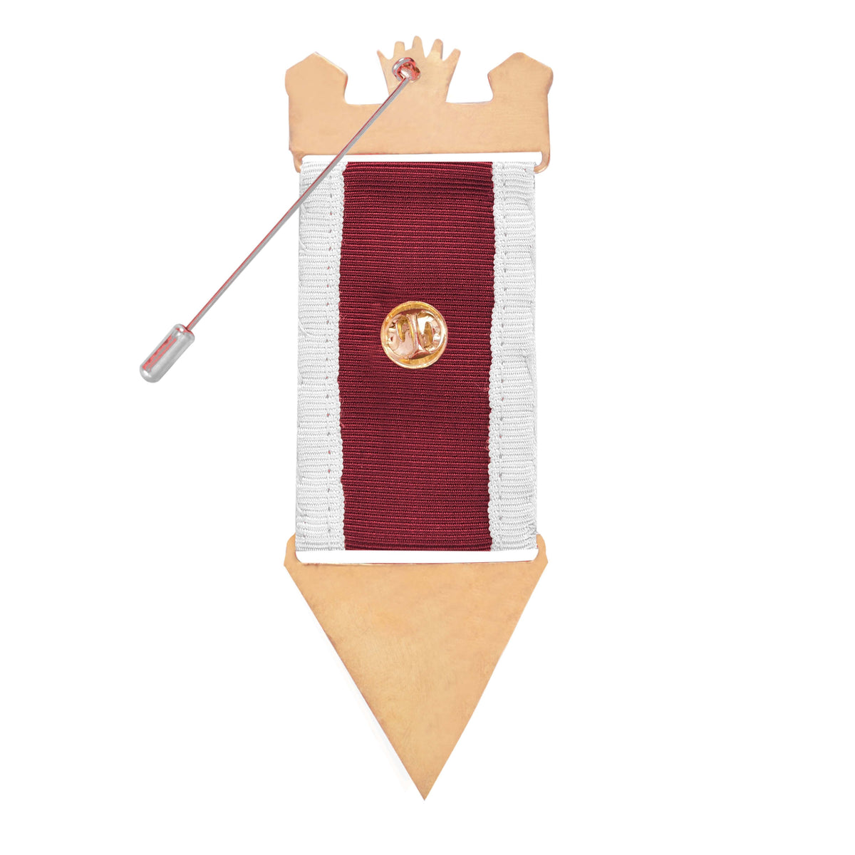 Riaz Impex Masonic Jewels Grand Tiler of Solomon Breast Jewel – Gold Plated