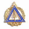 Grand Worthy Adah OES Officer Collar Jewel – Gold Plated With Blue