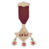 Master of Tyre Allied Masonic Degrees Breast Jewel – Gold Plated With Ribbon