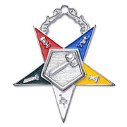 OES Collar Jewel – Silver With Matron Gavel