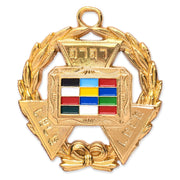 Past Grand High Priest Royal Arch Chapter Officer Collar Jewel – Gold Metal