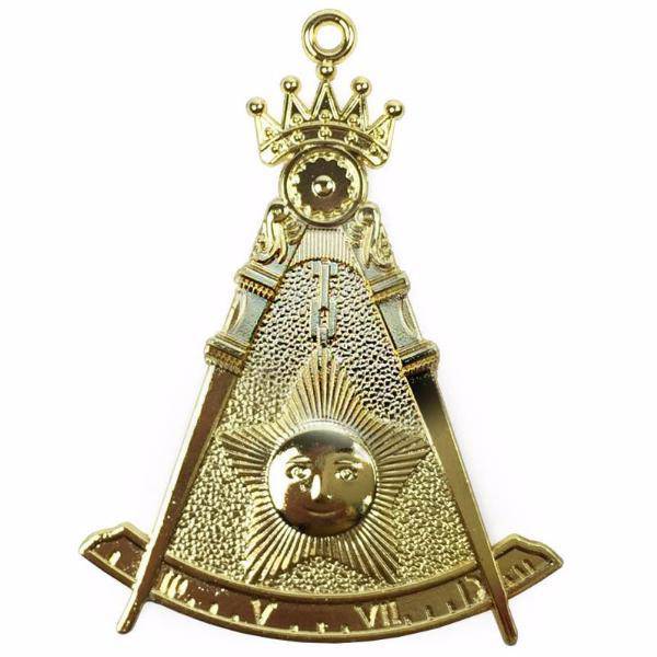 Riaz Impex Masonic Jewels Past Master Blue Lodge Collar Jewel – Gold Craft
