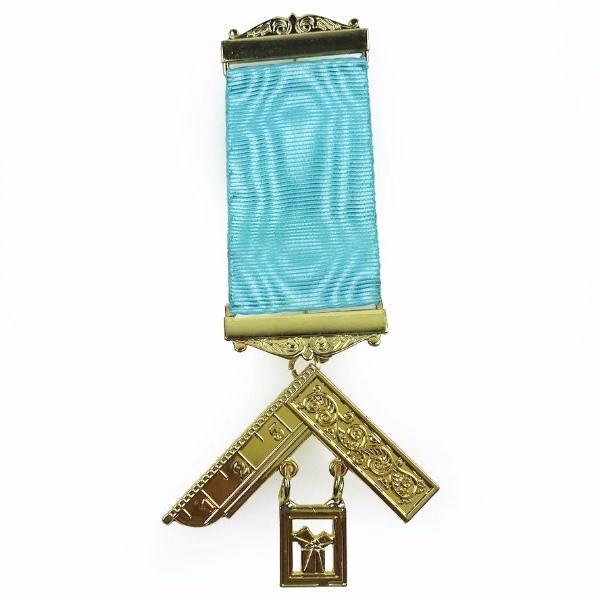 Riaz Impex Masonic Jewels Past Master Craft Breast Jewel – Gold Plated
