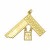 Past Master Craft Collar Jewel – Gold Coated Euclid’s 47th Problem
