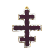 Past Most Eminent Grand Master Grand Encampment English Knights Templar Collar Jewel – Velvet