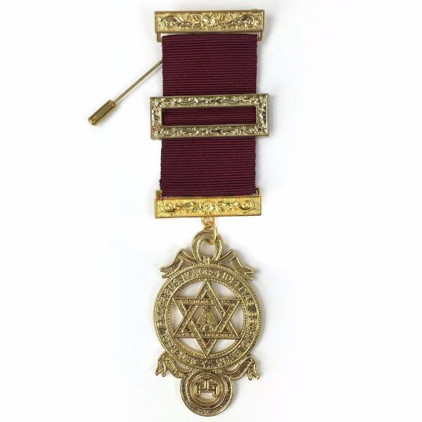 Riaz Impex Masonic Jewels Principal English Royal Arch Breast Jewel – Gold Plated