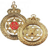 Scottish Master of St. Andrew Collar Jewel – Double Sided Gold Metal