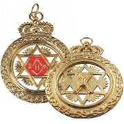 Scottish Master of St. Andrew Collar Jewel – Double Sided Gold Metal