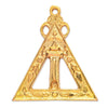Scribe Royal Arch Chapter Officer Collar Jewel – Gold Plated