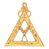 Secretary Royal Arch Chapter Officer Collar Jewel – Gold Plated