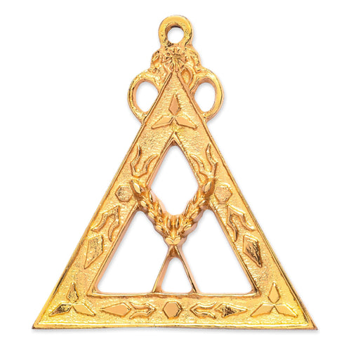 Riaz Impex Masonic Jewels Secretary Royal Arch Chapter Officer Collar Jewel – Gold Plated