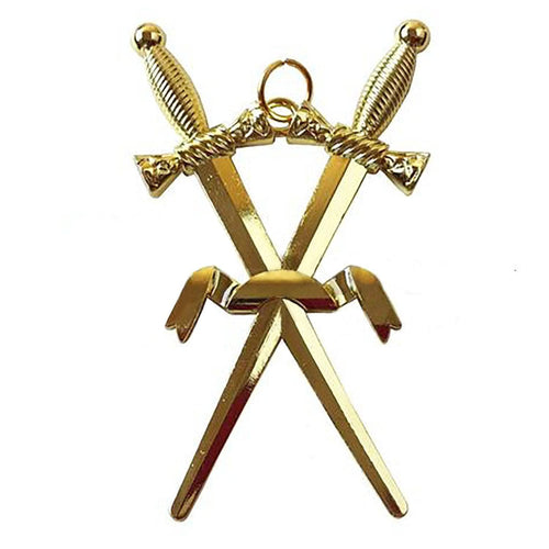 Riaz Impex Masonic Jewels Sentinel Blue Lodge Officer Collar Jewel – Gold Metal