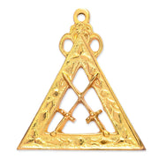 Sentinel Royal Arch Chapter Officer Collar Jewel – Gold Metal
