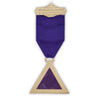 Superintendent Allied Masonic Degrees Breast Jewel – Gold Plated With Ribbon