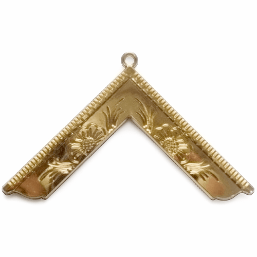 Riaz Impex Masonic Jewels Worshipful Master Blue Lodge Officer Collar Jewel – Gold Metal