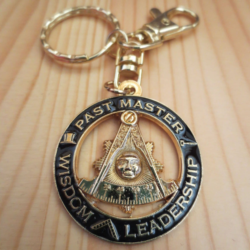 Riaz Impex Masonic Keychains & Money Clips Past Master Keychain – Wisdom & Leadership
