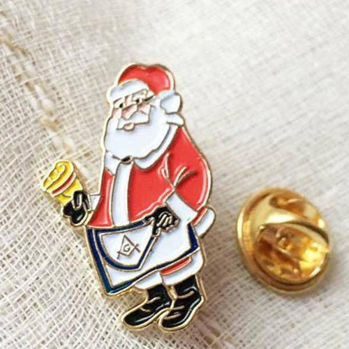 Riaz Impex Masonic Lapel Pins Masonic Santa Christmas Lapel Pin