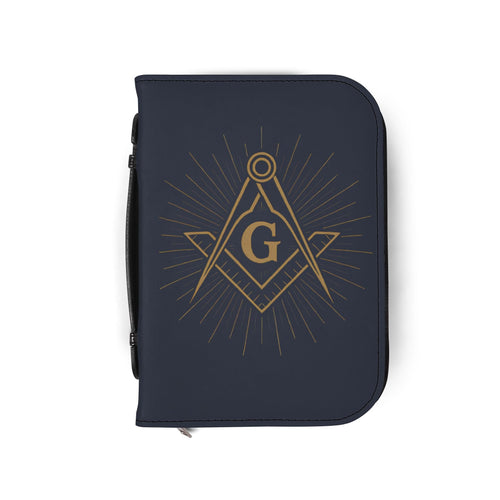 Riaz Impex Masonic Lodge Furnishings L Master Mason Blue Lodge Bible Cover – Square & Compass G Various Sizes