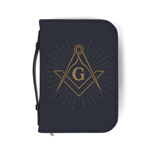 Riaz Impex Masonic Lodge Furnishings M Master Mason Blue Lodge Bible Cover – Square & Compass G Various Sizes