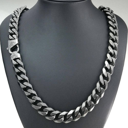 Riaz Impex Masonic Necklaces & Pendants Masonic Stainless Steel Chain – Engraved Clasp