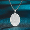Masonic Boaz & Jachin Pillars Pendant Necklace