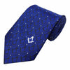 Masonic Black & Blue Polka-Dot Necktie
