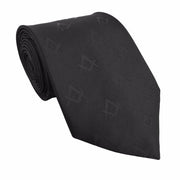 Masonic Black Necktie – Square & Compass