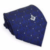 Master Mason Blue & Black Polka-Dot Necktie