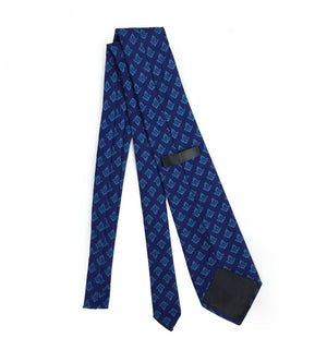 Riaz Impex Masonic Neckties Master Mason Navy & Blue Patterned Necktie