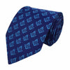 Master Mason Navy & Blue Patterned Necktie