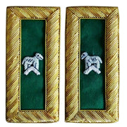Generalissimo Knights Templar Frock Coat Shoulder Board – Bullion Embroidery
