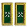 Treasurer Knights Templar Frock Coat Shoulder Board – Bullion Embroidery