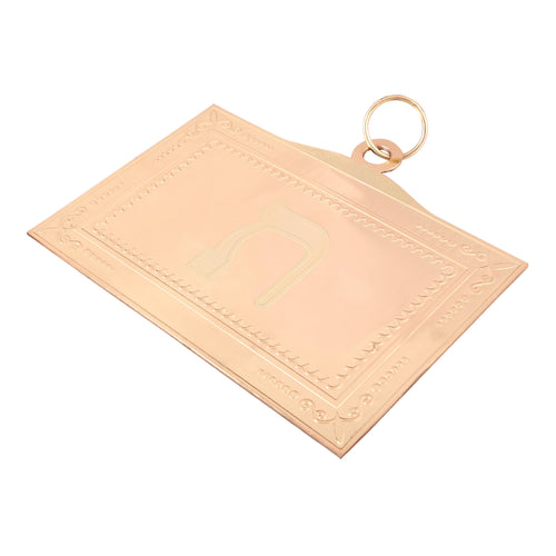 Riaz Impex Masonic Regalia Accessories 19th Degree Scottish Rite Breastplate – Gold Plating