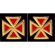 Grand Knights Templar Frock Coat Sleeve Patch – Bullion Embroidery