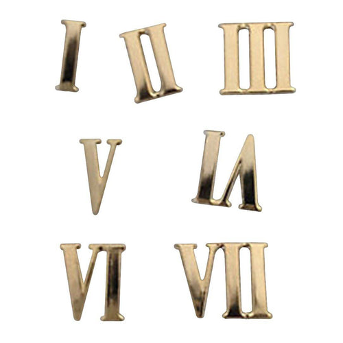 Riaz Impex Masonic Regalia Accessories Knight Templar Priests Numerals – Mitre Numerals Gold Metal