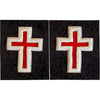 Sir Knight Cross Knights Templar Frock Coat Sleeve Patch – Bullion Embroidery