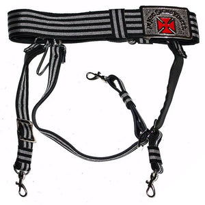 Riaz Impex Masonic Regalia Belts Sir Knight Knights Templar Regalia Belt – Formée Pattée Cross