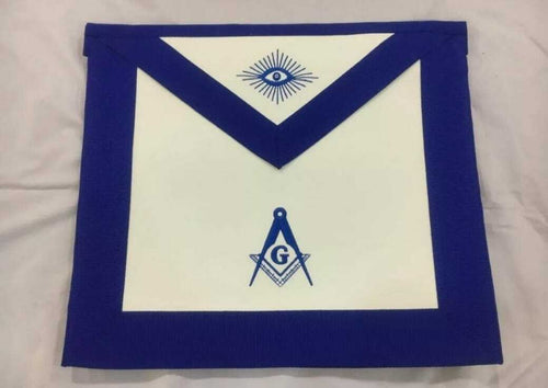 RIAZ IMPEX MASONIC REGALIA Blue Lodge Master Mason Apron, Chain Collar, Square and Compass Gloves Set