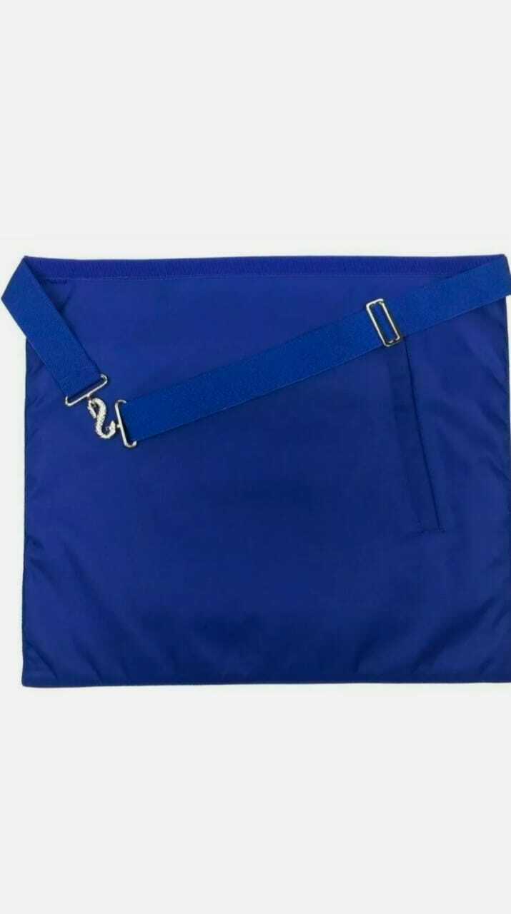 RIAZ IMPEX MASONIC REGALIA BLUE LODGE MASTER MASON APRON HAND EMBROIDERED BEST QUALITY