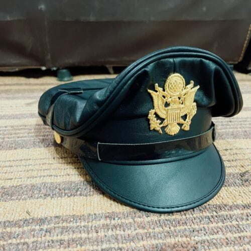 RIAZ IMPEX MASONIC REGALIA Finest Soft Real Leather Biker ,Muir Cap us Hat in all sizes replica