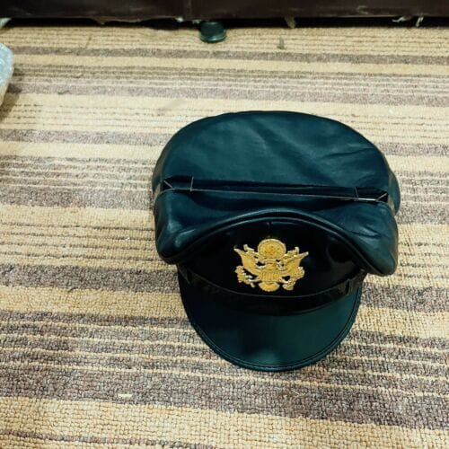 RIAZ IMPEX MASONIC REGALIA Finest Soft Real Leather Biker ,Muir Cap us Hat in all sizes replica