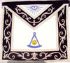 Masonic Past Master Apron Silver Hand Embroidered