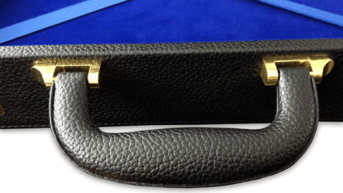 RIAZ IMPEX MASONIC REGALIA LOT OF 13 PCS FREEMASON MASONIC REGALIA APRON HARD CASE BLUE INSIDE BRIEFCASE