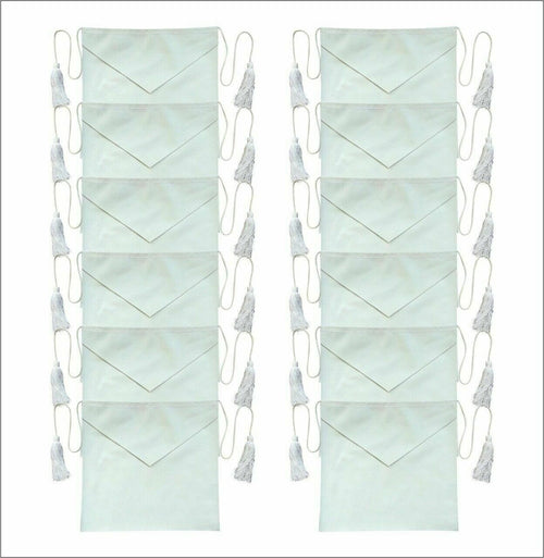 RIAZ IMPEX MASONIC REGALIA MASONIC 100% LAMBSKIN CANDIDATE / ENTERED APPRENTICE SET OF 12 APRON ALL WHITE