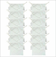 Masonic Lambskin Candidate Entered Apprentice Apron All White – Set of 12