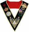 Masonic Scottish Rite 32nd Degree Collar Hand Embroidered