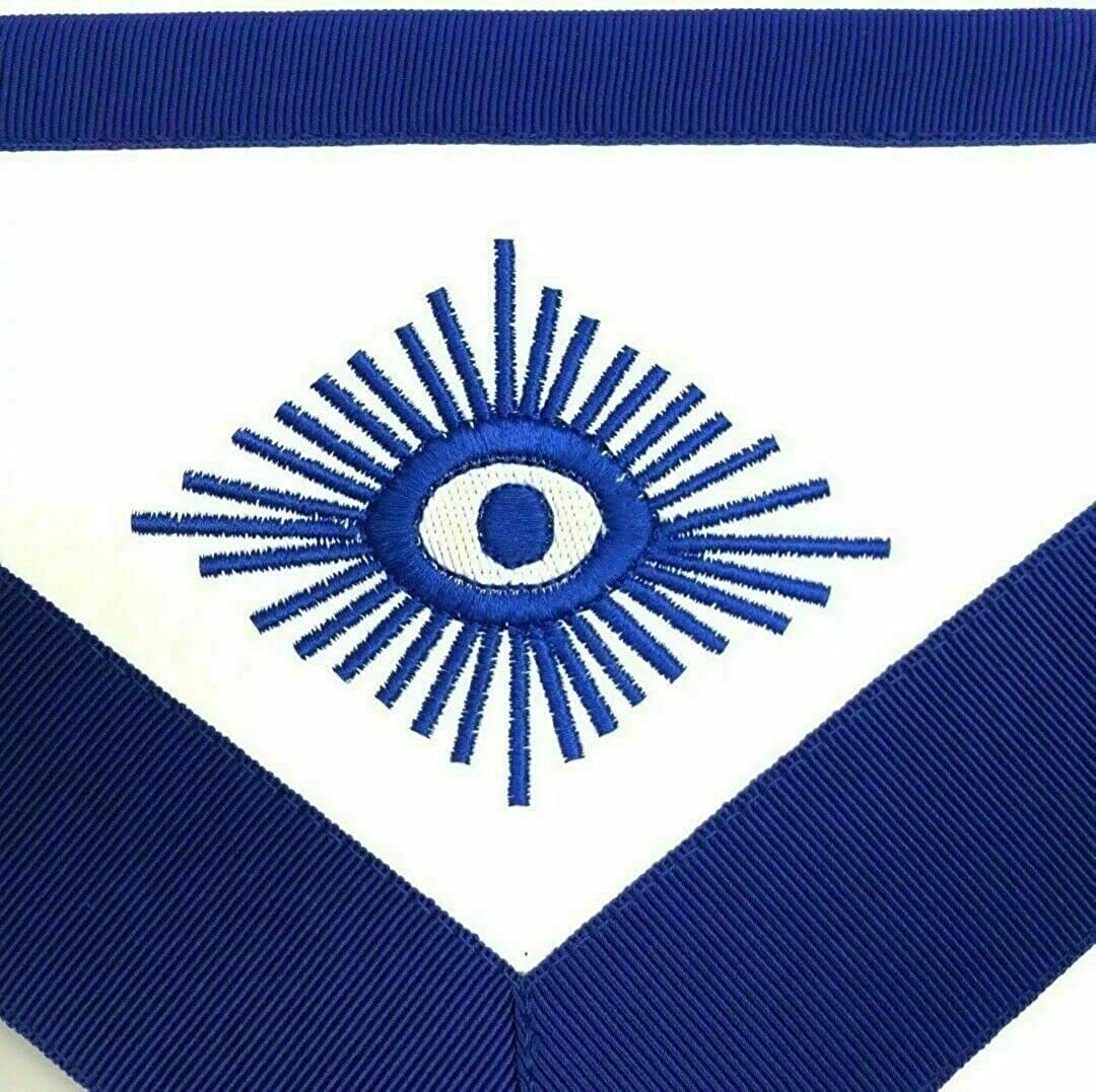RIAZ IMPEX MASONIC REGALIA Masonic Blue Lodge Free Masons Officer Aprons 12 Chain Collar 12 Jewels 12 Gloves 12 Set of 12X4 Lot