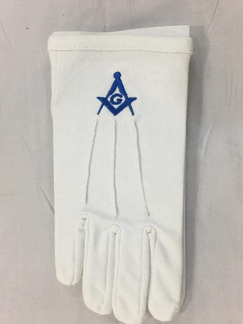 RIAZ IMPEX MASONIC REGALIA Masonic Blue Lodge Free Masons Officer Aprons 12 Chain Collar 12 Jewels 12 Gloves 12 Set of 12X4 Lot